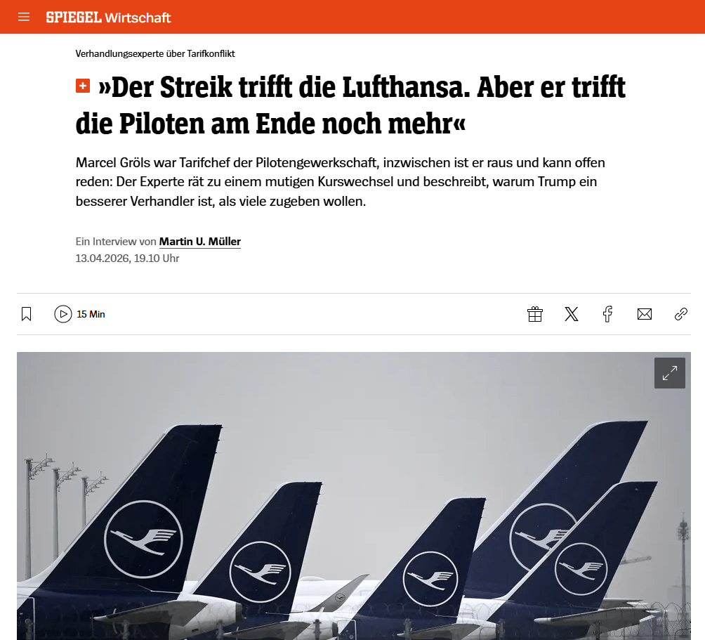 Verhandlungsstrategie Commerzbank Artikel Gröls